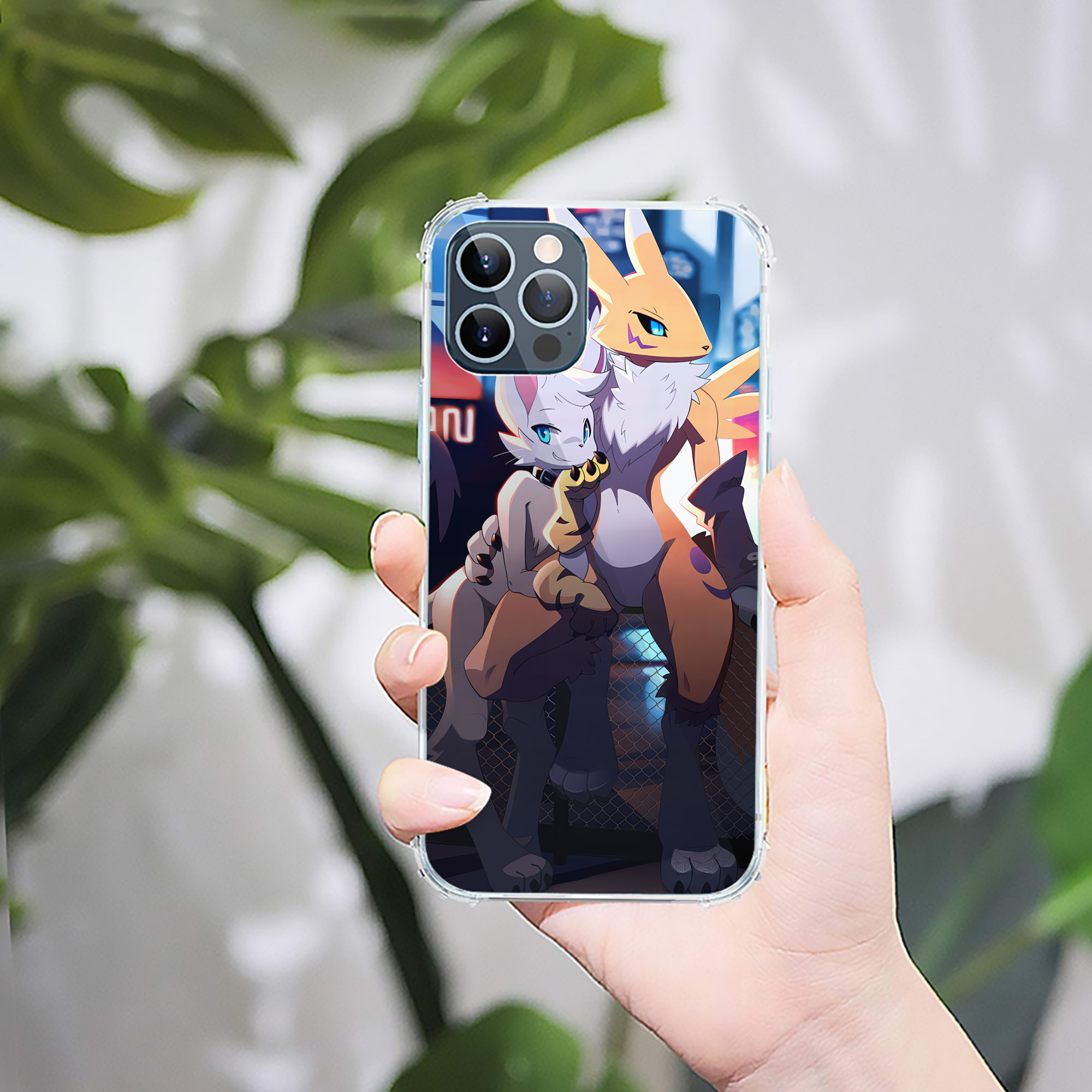 （画像用） Digimon デジタルモンスター/デジモン 【iPhone 12シリーズ対応】透明スマホケース（クリアソフトケース）